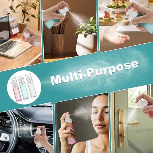Jovyx Reis Sprayfles Set voor multifunctioneel gebruik, ideaal voor parfum, toner en essentiële oliën.