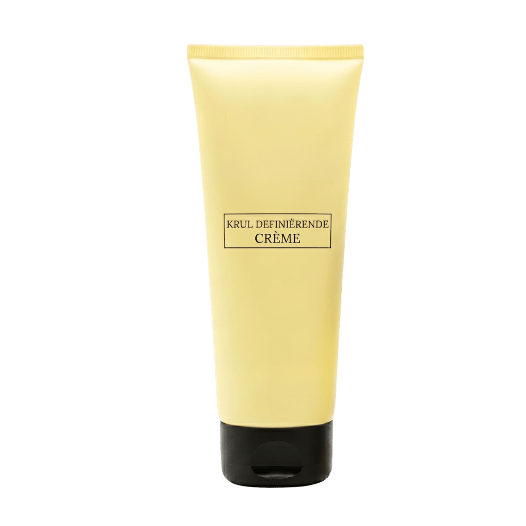 Haarverzorgingssets - Krul definierende crème in gele tube voor haarverzorging en styling.