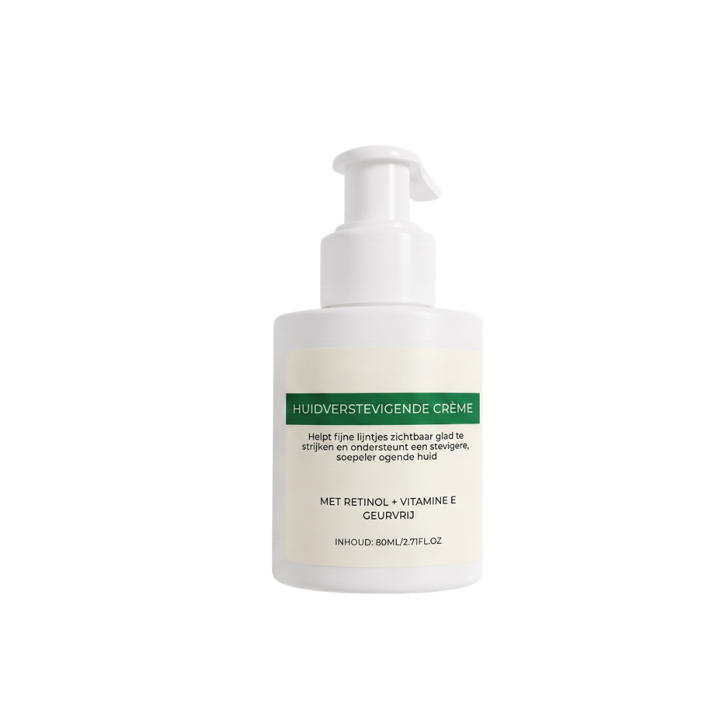 Huidverstevigende lotion in een pompflacon voor een stevigere, soepler ogende huid met retinol en vitamine E.
