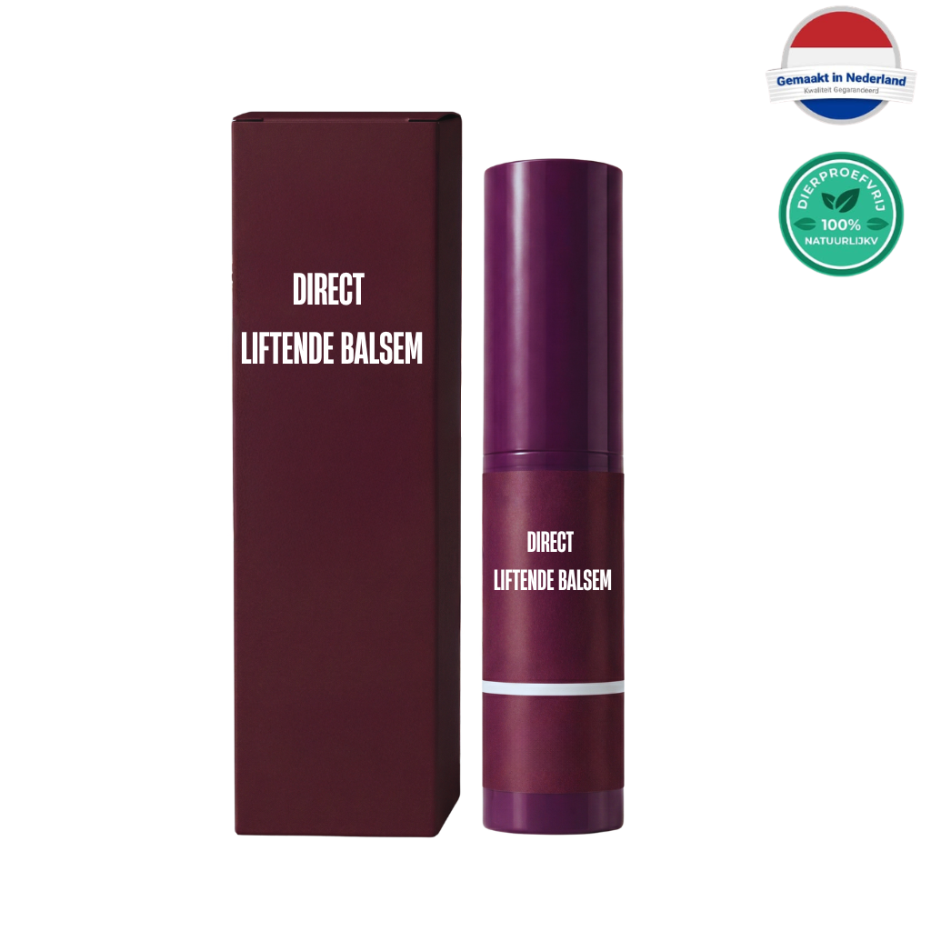 Direct Liftende Balsem verpakkingen met label voor natuurlijke producten, ideaal voor een gladde huid.