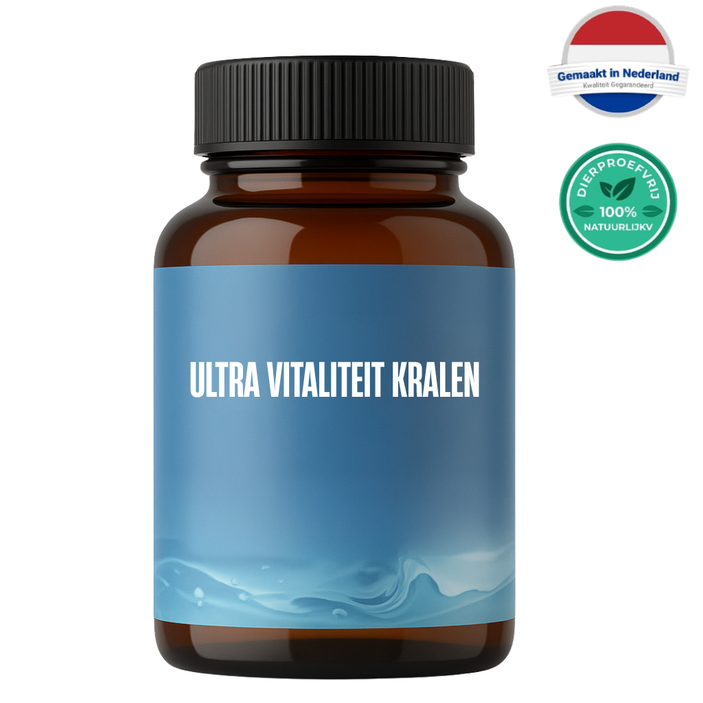 Flesje met Ultra Vitaliteit Kralen voor stralende huid en natuurlijke schoonheid.