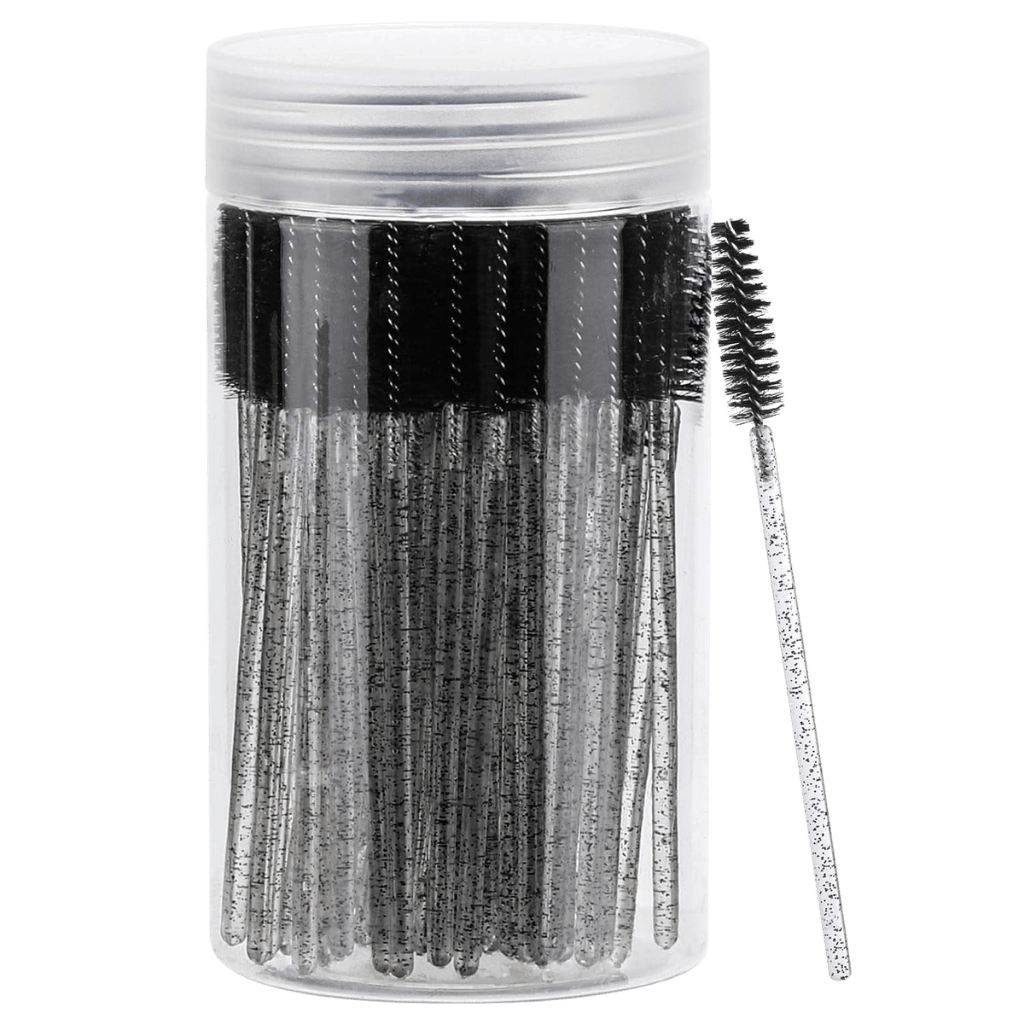 Wegwerp mascara borsteltjes – uitmuntend in een handige verpakking voor perfecte wimpers en wenkbrauwen.