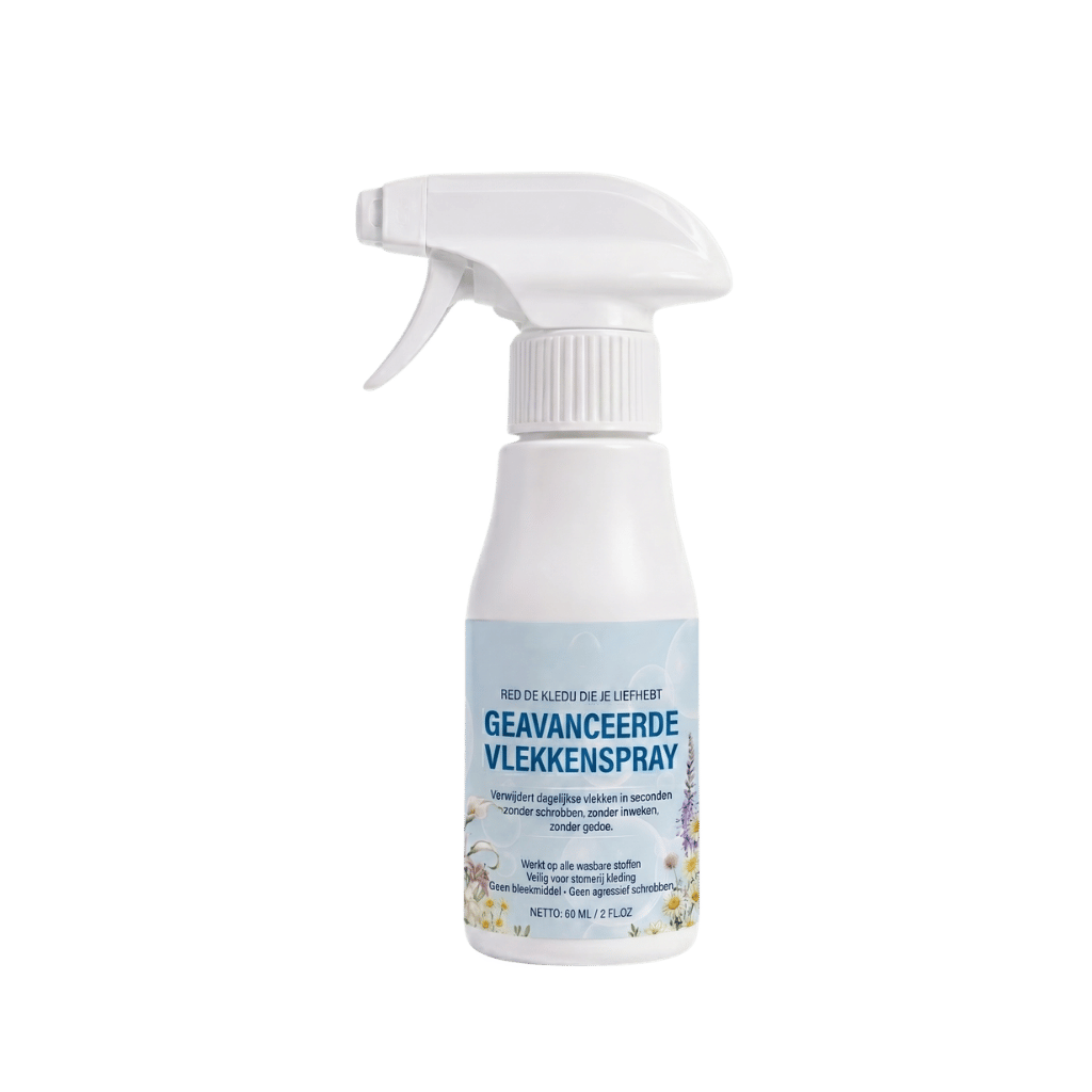 Geavanceerde niet-ionische wasemulgatorspray voor het verwijderen van hardnekkige vlekken op textiel.