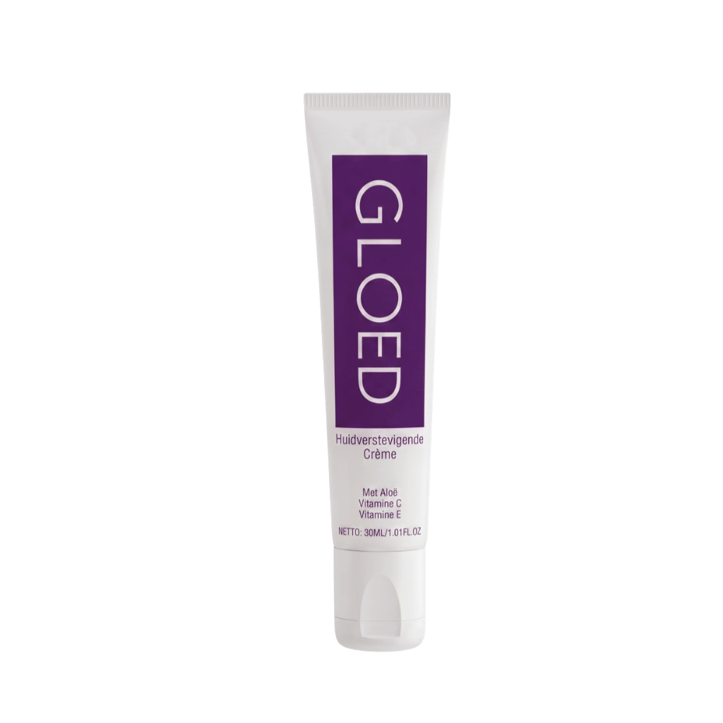 Zachte huidverzorgingscrème in een tube van 30 ml, ontworpen voor een steviger huiduiterlijk.