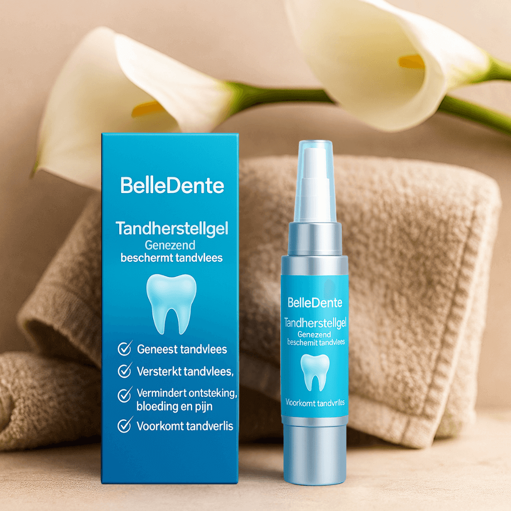 Jovyx Zachte gel in een moderne verpakking met natuurlijke ingrediënten voor tandvleesverzorging en whitening.