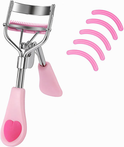 Jovyx LashPro – Roestvrijstalen Wimperkruller met roestvrijstalen frame en zachte siliconen pads