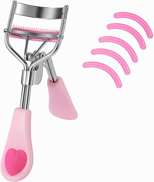 Jovyx LashPro – Roestvrijstalen Wimperkruller met roestvrijstalen frame en zachte siliconen pads