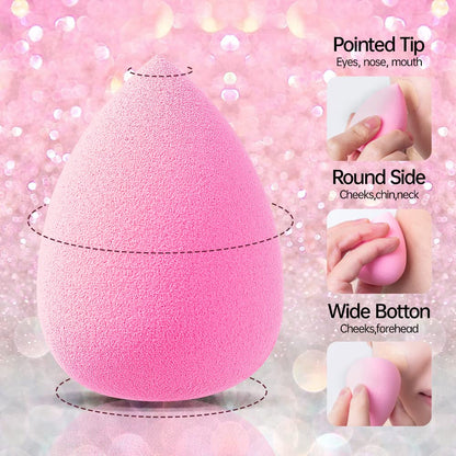 Jovyx SoftBlend – Make-up Sponsenset featuring various application tips for flawless makeup.